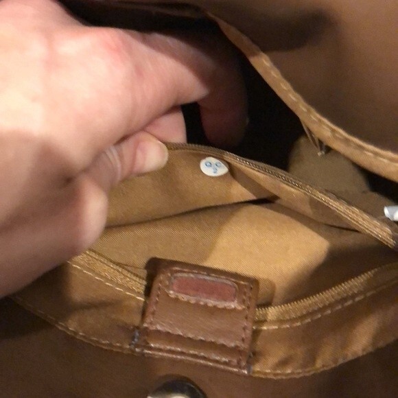 Smartlyte Tan Vintage Handbag Purse - Picture 11 of 14